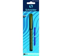 Schneider Pluma estilográfica Voice – talla M, surtidos, blíster con 2 cartuchos de tinta