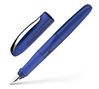 Schneider Ray 168415 Pluma estilográfica (zurdos, incluye cartucho de tinta estándar), color azul