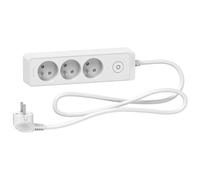 Schneider Regleta múltiple 3 Tomas 2P+T 1,5m Blanco