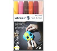 Schneider schreibgeräte paint-it marcador 6 pieza(s) punta redonda be