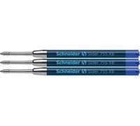Schneider Slider 755 XB - Recambio para bolígrafo (3 unidades), color azul