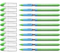Schneider Slider Basic XB - Bolígrafo, color verde claro, caja de 10 bolígrafos (151211)