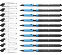 Schneider Slider - Bolígrafos con zona de agarre suave, F, color negro (151001)