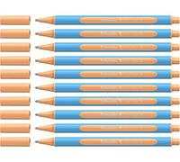 Schneider Slider Edge Pastell XB - Bolígrafo (punta triangular, ancho de trazo XB, 10 unidades), color melocotón