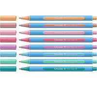 Schneider Pen Bolígrafo Slider Edge Pastell XB – punta triangular, trazo XB, Pastel 8 unidades