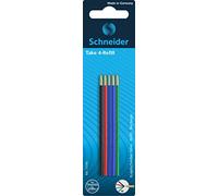 Schneider Take 4 recambios para bolígrafo (5 unidades, recambio para bolígrafo Schneider Take 4 de cuatro colores) surtidos