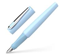 Schneider Optics Pluma estilográfica Tomo 168823 – recargable, para diestros y zurdos – azul hielo