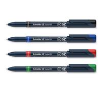 Schneider Topball 811 - Bolígrafo de punta redonda (0,5 mm, recargable | Recargable, 92% plástico reciclado, escritura suave de 0,5 mm, uso en casa, trabajo y oficina