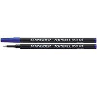 Schneider Topball 850 - Recambios para bolígrafo (0,5 mm, 2 unidades), color azul