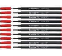 Schneider Topliner 970 Fineliner - Repuesto para rotulador Topliner 911 (0,4 mm, 10 unidades), color rojo