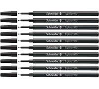 Schneider Topliner 970 - Recambio para rotulador de punta fina para Topliner 911 (0,4 mm, 10 unidades), color negro