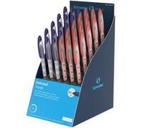 SCHNEIDER Voyage Roller de cartucho, expositor de 30 unidades de tinta azul royal borrable