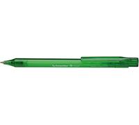 SCHNEIDER Writing Instruments Bolígrafo Fave, Mecánica de presión, M, verdes, Barril Color: Verde Transparente
