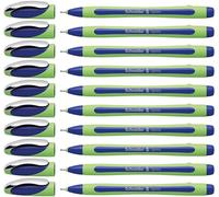 Schneider Xpress - Pluma estilográficas, Azul y Verde, Paquete de 10