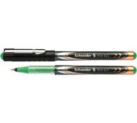 Schneider Xtra 825 - Juego de 10 bolígrafos de tinta líquida y punta cónica, color verde
