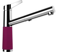 Schock 554120BRY SC-510 Berry - Grifo de cocina de alta presión con caño extraíble