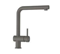 SCHOCK Grifo de cocina Epos Silverstone - Gris, grifo de alta presión con caño fijo y conectores estándar