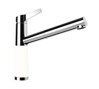 SCHOCK Grifo de cocina SC-510 Day - Grifo de baja presión CRISTADUR Green Line con manguera extensible y conectores estándar