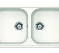 Schock Lithos N200, recipiente para cabezales, rectangular, CRISTALITE, blanco, 2 compartimentos, rectangular