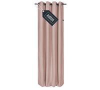 SCHÖNER WOHNEN Cortina opaca con ojales, cortinas opacas de 245 cm de largo, decoración para ventanas, aspecto moderno de lino, para salón y cocina, cortina térmica, protección contra el calor, color