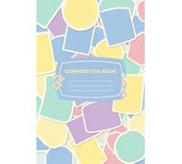 School Composition book: Colorful School Cover Design | Lined Notebook 100 Pages | Large Format 11.54 x 7.68 Inches | Eco Paper Journal for School and Study