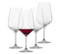 SCHOTT ZWIESEL Copas de vino tinto Bordeaux Tulip (set de 4), atemporales copas bordelesas para vino tinto, copas de cristal Tritan aptas para lavavajillas, fabricadas en Alemania (art. nº. 123607)