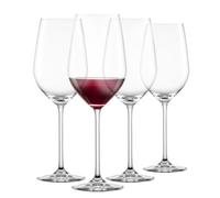 SCHOTT ZWIESEL Copas de vino tinto Fortissimo (set de 4), refinadas copas de clarete para vino tinto, copas de cristal Tritan aptas para lavavajillas, fabricadas en Alemania (art. nº. 123682)