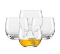 SCHOTT ZWIESEL Vasos de whisky For You (set de 4), vaso abovedado para whisky, vasos de cristal Tritan aptos para lavavajillas, fabricados en Alemania (art. nº. 121876)