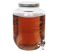 Schou CM874088 Dispensador Bebida con Grifo de 8 l, 19x19x32 cm, Transparente