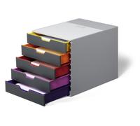 DURABLE Cajonera VARICOLOR® – 5 cajones – 292×280×356 mm – Multicolor