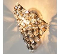 Schuller Valencia Aplique de pared de cristal Saten, 25 cm
