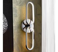 Schuller Valencia Aplique de pared LED Colette, 2 luces, cromo EC:EPREL:1035586