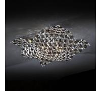 Schuller Valencia Lámpara de pared y de techo Satén, cristal, 41 cm