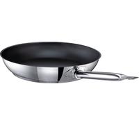 Schulte-Ufer Industar, sartén FRY PAN 163059-24, diámetro máximo de 24 cm, acero inoxidable, apta para cocinas de inducción, con revestimiento antiadherente