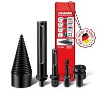 SCHWABENBACH® Cono de Perforación para Madera de 42 mm con 4 Adaptadores | Adaptador SDS - Portabrocas SDS
