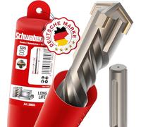 SCHWABENBACH ® SDS Max Broca 35 mm x 880 x 1000 - Broca para hormigón, perforación precisa y rápida en hormigón, con punta de metal duro, broca larga para piedras, no se engancha en el hierro de