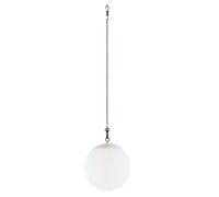 SCHWAIGER 660173 Lámpara solar colgante bola de luz linterna de jardín para exterior LED RGB regulable blanco cálido IP44 Micro-USB incl. mando a distancia y suspensión