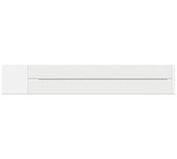 SCHWAIGER Barra de enchufes configurable | 50 cm en blanco | Carril de alimentación con diseño de aluminio para enchufes modulares | Ajustable individualmente | Aprobado por VDE y perfecto para cocina