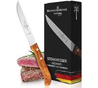 Schwertkrone Cuchillo para carne de huevo (corte dentado)