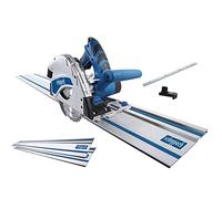 Scheppach Sierra circular 5901802915 1200 W Ø160x20 mm con 2 carriles guía 700 mm incluidos