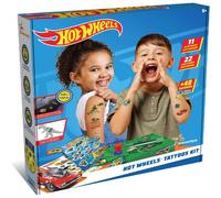Science4you Tattoos Temporales Hot Wheels para Niños, Tatuajes infantiles con Diseños de Coches + 5 años