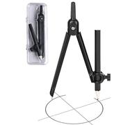 SCJJZ Compas de Puntas, Compás Escolar, Brújula Profesional,Compas Carpintero Scratch Compass Medidor de Distancia Cuero De Dibujo,para geometría,Dibujo y Dibujo