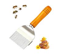SCJJZ Honey Fork Desoperculador de Miel Acero Inoxidable Herramienta Apicultura para Extracción de Miel Colmenas de Abejas Ahumador Apicultor Material Apicultura Kit Apicultura Profesional