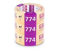 Scley Cinta adhesiva doble cara 3x 48 mm x 25 m serie 774. Fijación para moquetas y uso universal en vidrio, plástico, madera o metal. Alta adherencia para montajes rápidos y seguros.
