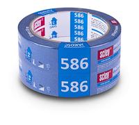 Scley - Pack de 2 Cintas de Carrocero Pintura 30 mm x 33 m - Serie 586 - Cinta Papel Resistente a Desgarros, Cinta de Enmascarar Para Pintores, Adhesión Media, Adhesivo Acrílico