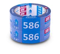Scley - Pack de 2 Cintas de Carrocero Pintura 38 mm x 33 m - Serie 586 - Cinta Papel Resistente a Desgarros, Cinta de Enmascarar Para Pintores, Adhesión Media, Adhesivo Acrílico
