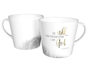 SCM Taza Be still and know - Decoración dorada