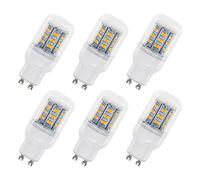 SCNNC Bombilla LED GU10 4W AC 230V 400LM Blanco Cálido 3000K 24 x SMD 5730 | No Regulable, Equivalente 40W Halógena, LED GU10 Tubo Bombilla para Plafón, Aplique, Paquete de 6