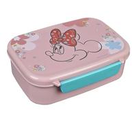 Scooli - Fiambrera de Minnie Mouse de Disney, con inserto extraíble, fiambrera para guardería, sandwichera, escuela, fiambrera de plástico, sin BPA