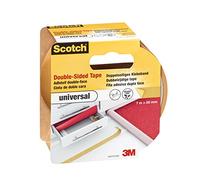 Scotch 4201 - Pack de 6 cintas de doble cara para moquetas (7 m x 50 mm) color blanco